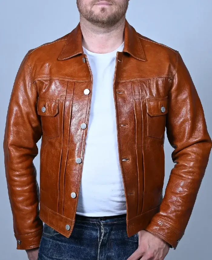 Cognac Leather Jacket