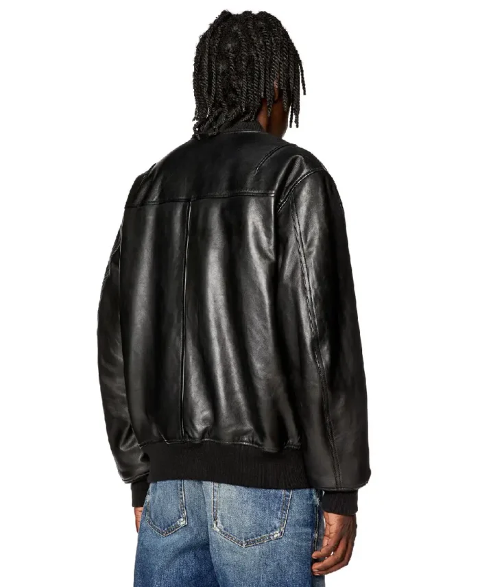 Diesel Bomber Leather Jacket