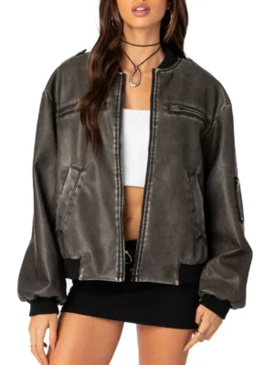 Edikted Leather Jacket