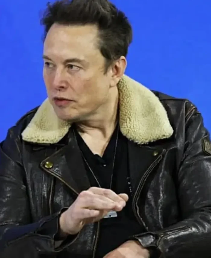 Elon Musk Leather Jacket Men