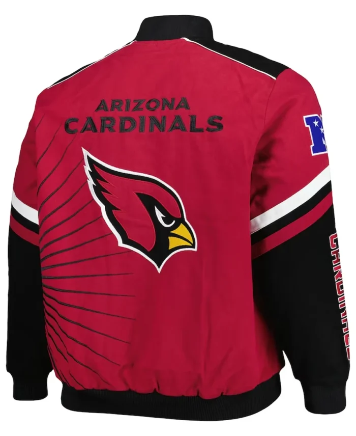 Men's Arizona Cardinals G-III Sports Varsity Jacket back