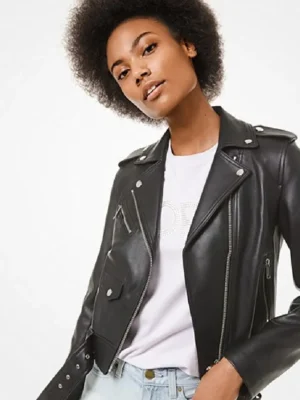 Michael Kors Black Leather Jacket