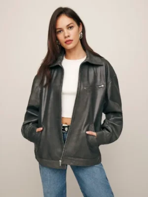 Reformation Leather Jacket