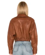 Revolve Brown Leather Jacket
