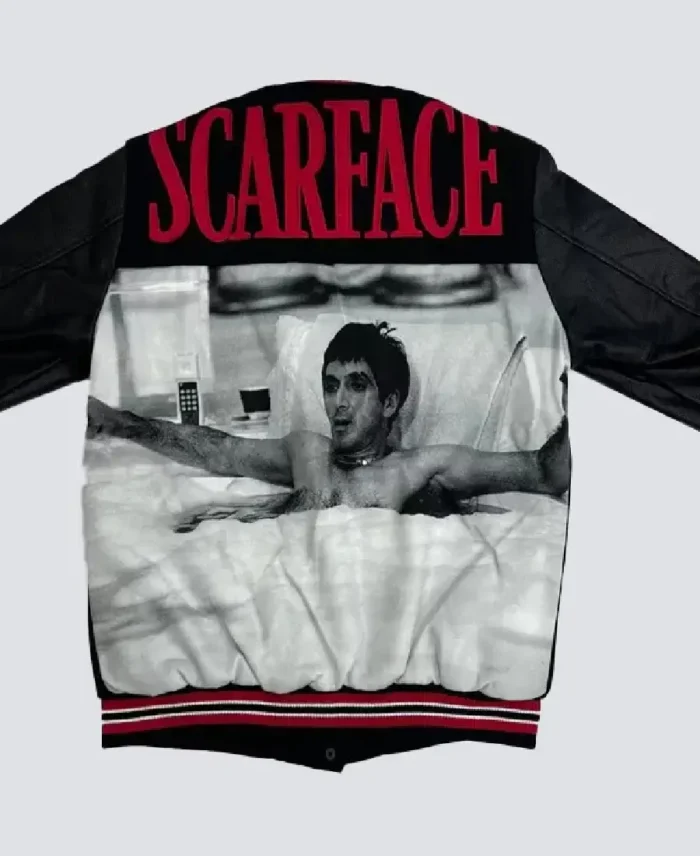 Scarface Black Varsity Jacket