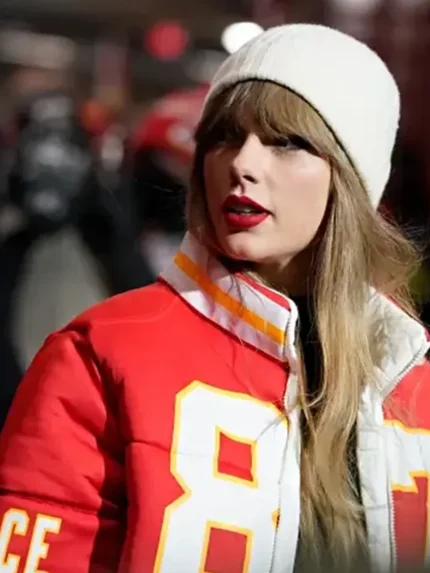 Taylor Swift Chiefs Puffer Jacket Zoom