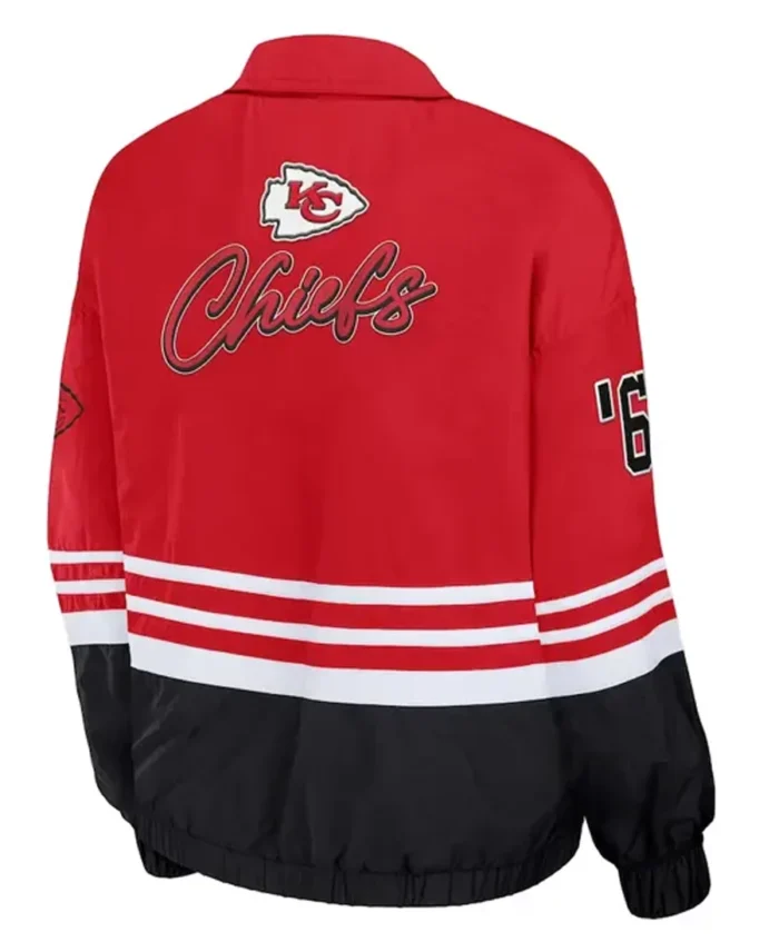 Taylor Swift Erin Andrews Chiefs Jacket back