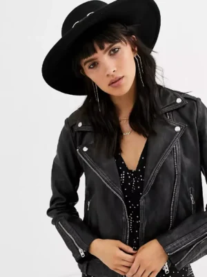 Topshop Leather Jacket