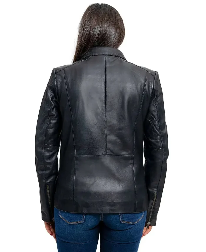 Whet Blu Leather Jacket Women