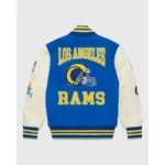 Burks Los Angeles Rams Full-Snap Blue and White Jacket