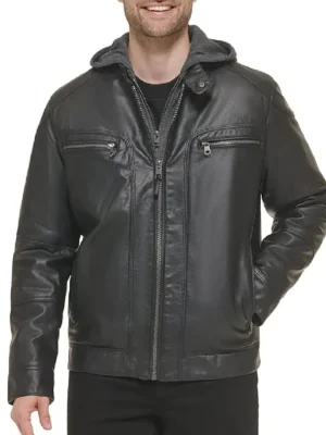 Calvin-Klein-Faux-Leather-Jacket