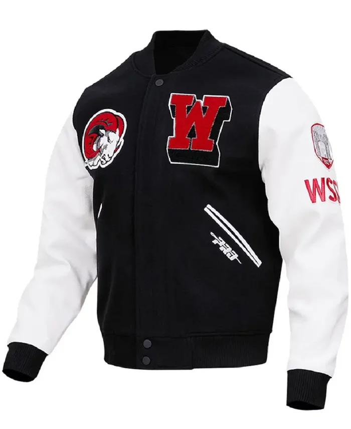 Classic-Winston-Salem-State-Black-and-White-Varsity-Jacket