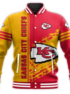 Cohrs Kansas City Chiefs Printed Varsity Jacket