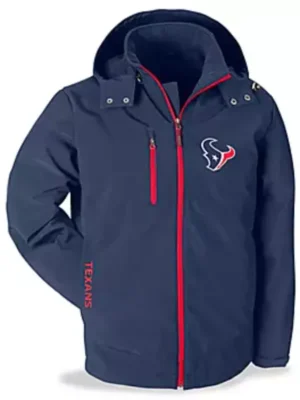 Daly Houston Texans Blue Full-Zip Polyester Jacket