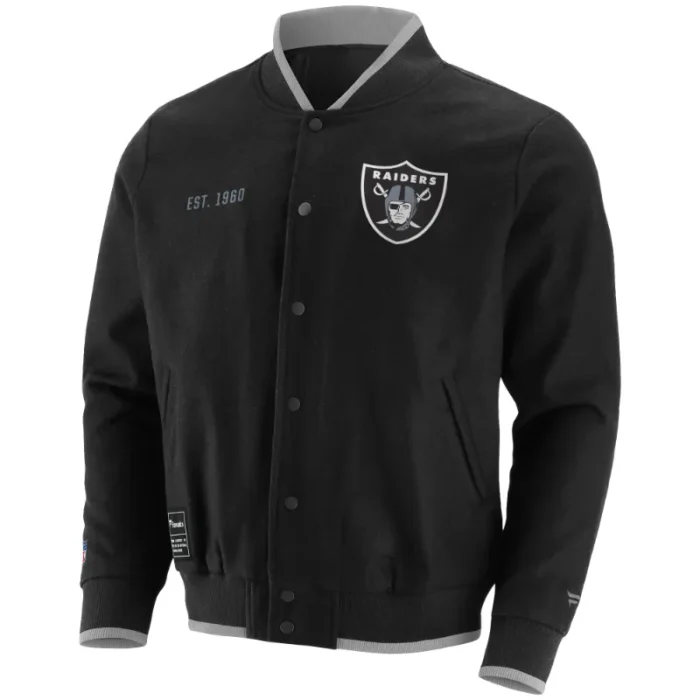 Danny D Las Vegas Raiders Black Varsity Jacket