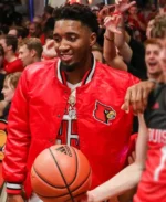 Donovan-Mitchell-Louisville-Cardinals-Red-Bomber-Jacket-510x623