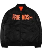 Friends-Vlone-Black-Bomber-Jacket