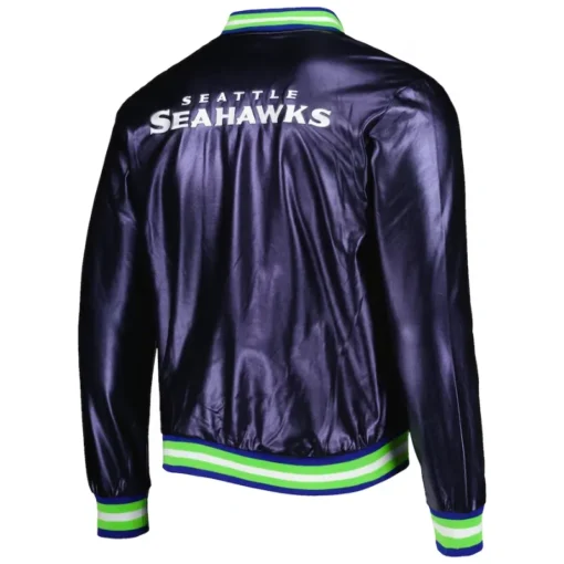 Gahagan Seattle Seahawks Purple Varsity Jacket