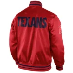 Gregory D Houston Texans Red Satin Jacket