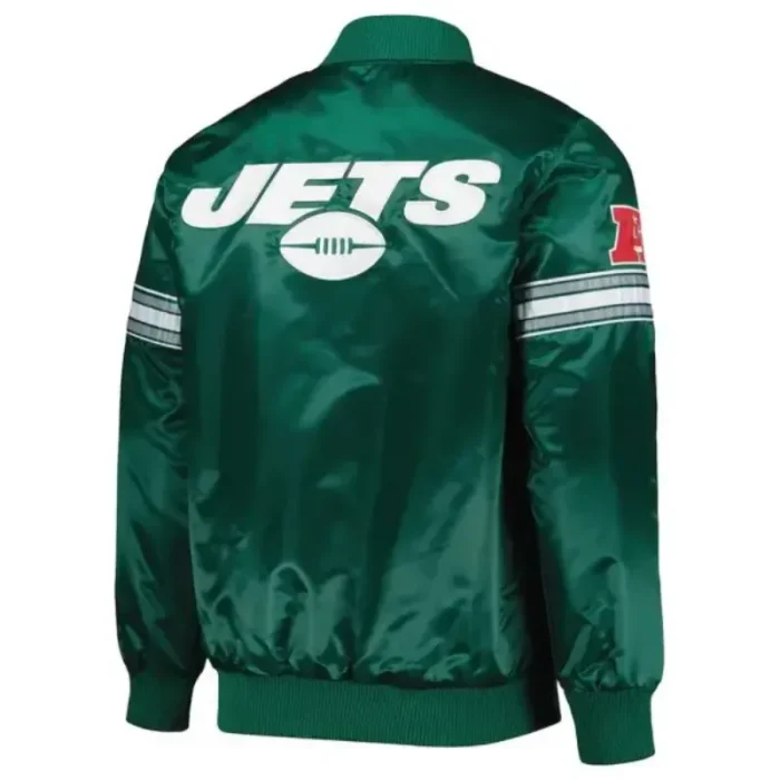 Hood New York Jets Satin Varsity Jacket