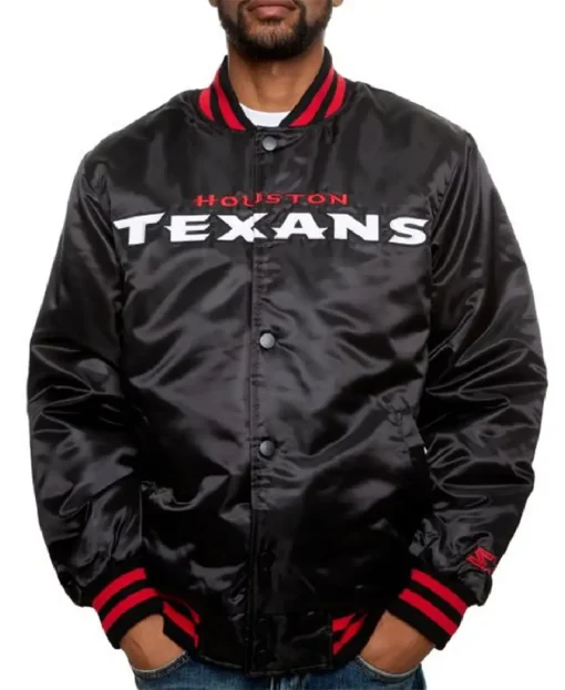 Houston-Texans-Black-Varsity-Satin-Jacket