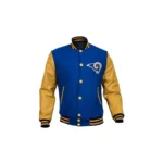 Jim M Los Angeles Rams Wool Blue Varsity Jacket