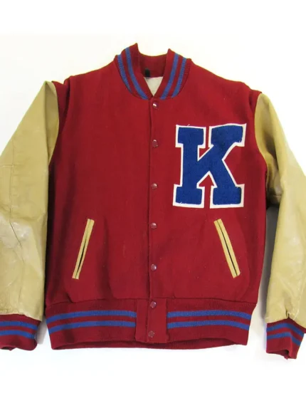 Kansas-Jayhawks-Red-Letterman-Jacket