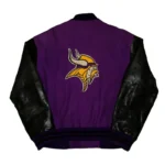 Michael I Minnesota Vikings Purple Varsity Jacket Sale