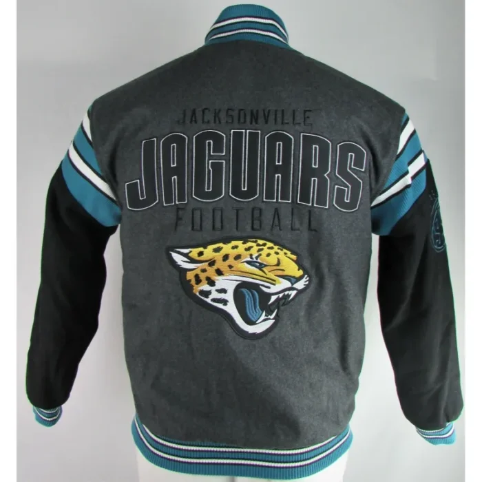 Michael J Jacksonville Jaguars G-III Grey Jacket