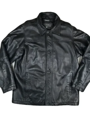 Perry-Ellis-Leather-Jacket