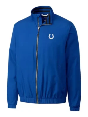 Peter S Indianapolis Colts NFL Blue Track Jacket