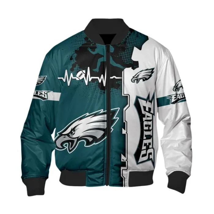 Philadelphia Eagles Printed Bomber Jacket