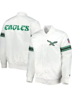 Philadelphia Eagles Starter White Jacket