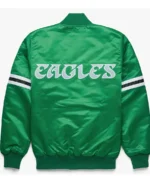 Philadelphia-Eagles-Striped-Green-Satin-Jacket-Sale