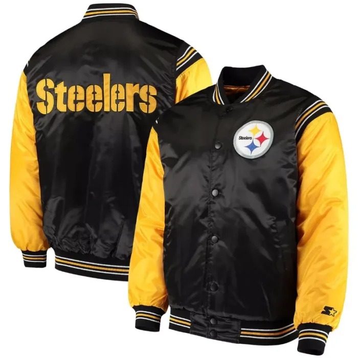 Pittsburgh Steelers Black Starter Jacket