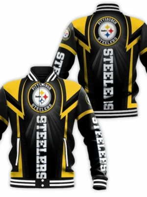 Pittsburgh Steelers Printed Varsity Jacket