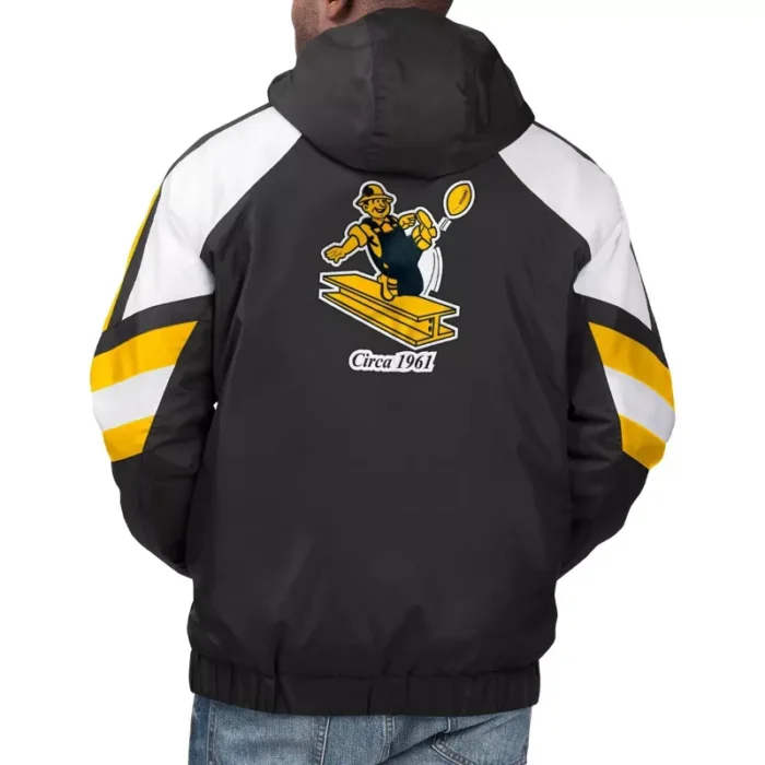 Pittsburgh Steelers Throwback Pullover Men Jacket