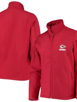 Robert M Kansas City Chiefs Red Full-Zip Fleece Jacket