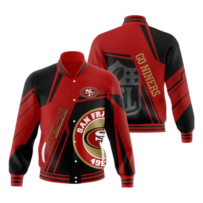 San Francisco 49ers Full-Snap Varsity Jacket