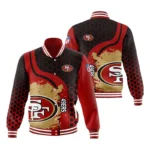 San Francisco 49ers Printed Varsity Jacket