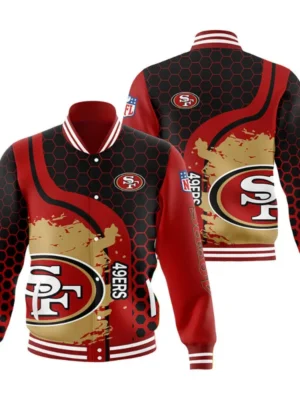 San Francisco 49ers Printed Varsity Jacket