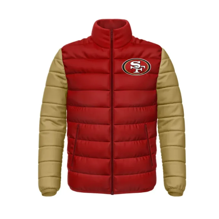 San Francisco 49ers Red Puffer Jacket