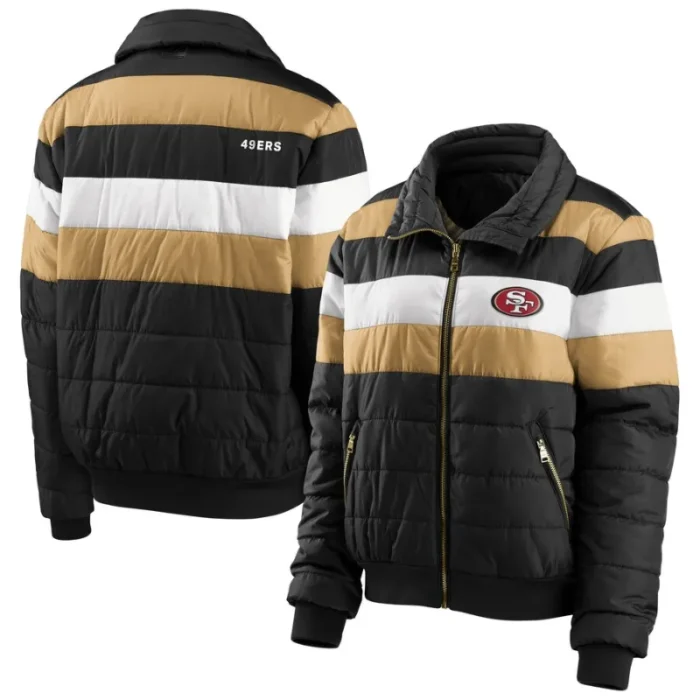 San Francisco 49ers Zip Puffer Jacket