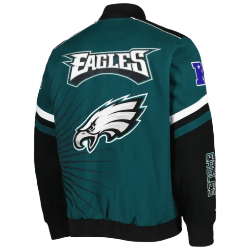 Schreiber Philadelphia Eagles Full-Snap Varsity Jacket Men
