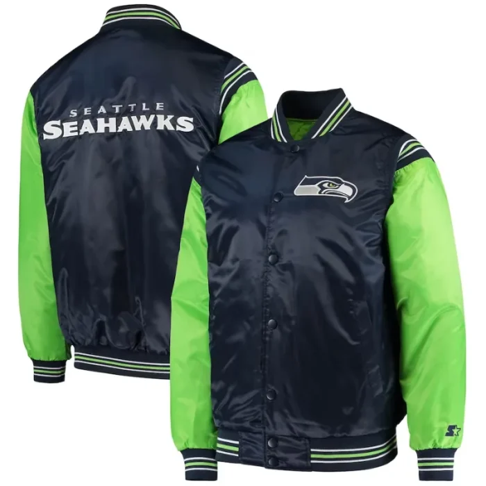 Seahawks Satin Jacket Men