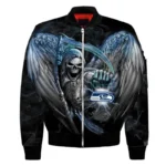 Seattle Seahawks Bomber Black Jacket