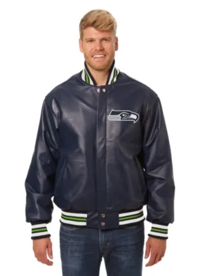 Seattle Seahawks Leather Jacket