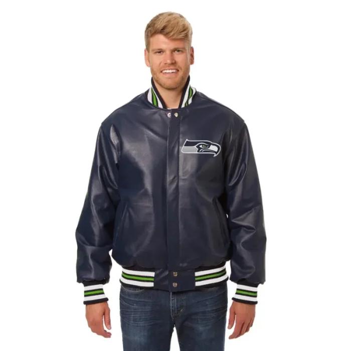 Seattle Seahawks Leather Jacket
