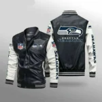 Seattle Seahawks Leather Jacket Sale