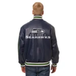 Seattle Seahawks Leather Men Jacket